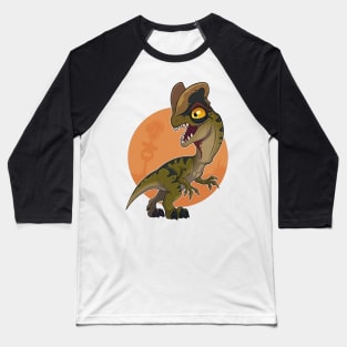 Fierce Dilophosaurus: Ruling the Jungle Baseball T-Shirt